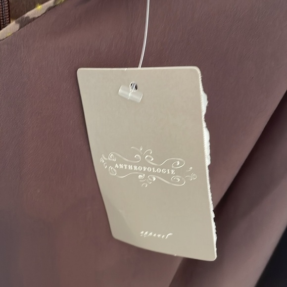 NWT Baraschi by Anthropologie Storm of Shapes Dress in Mocha and Sunshine - 6 - Picture 13 of 13